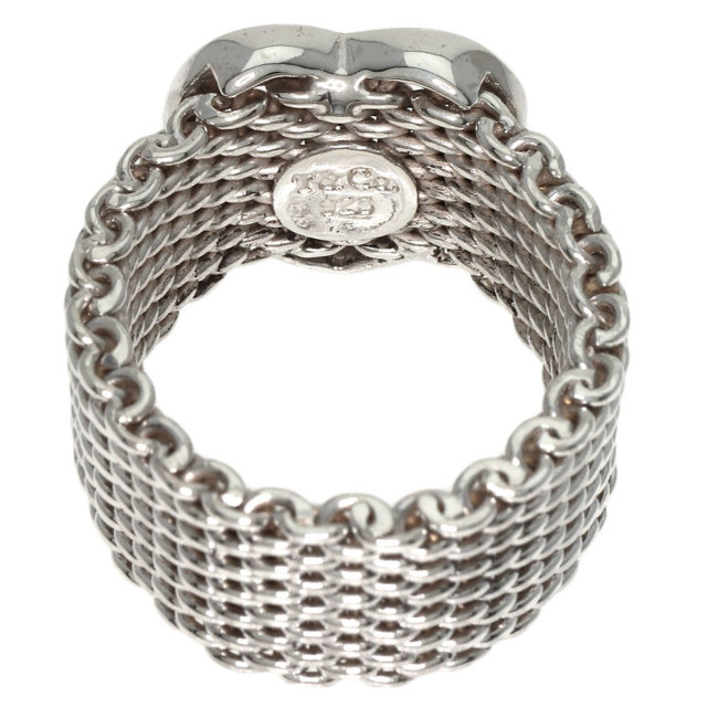 TIFFANY&Co. ティファニー サマセット メッシュ リング・指輪 シルバー 