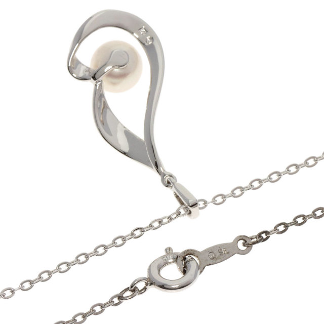 MIKIMOTO ミキモト アコヤパール 真珠 ネックレス シルバー レディース