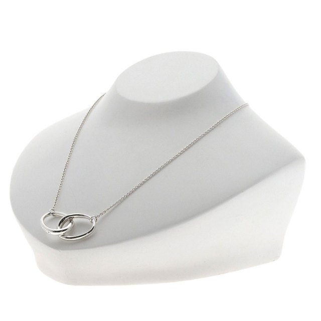 TIFFANY&Co. ティファニー ダブルループ ネックレス シルバー 