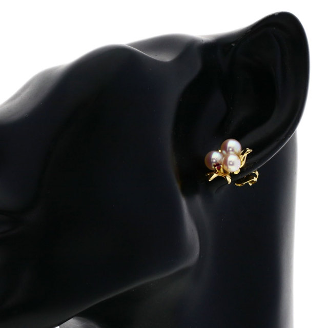 TASAKI タサキ K18 パール ルビーピアス TASAKI タサキ K18 パール ルビーピアス