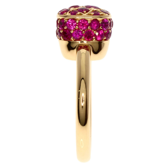 グランド牧場 セレクトセール 1.9ct レディース 7.4g K18ピンクゴールド リング・指輪 ルビー アクセサリー