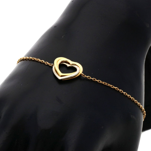 CARTIER カルティエ トリニティ ハート ブレスレット K18イエロー  