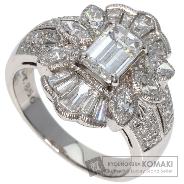 1.056ct ダイヤモンド リング・指輪 プラチナPT850 9.2g
