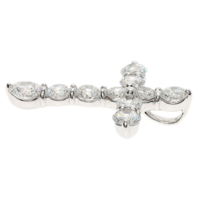 3.033ct ダイヤモンド クロスモチーフ ペンダントトップ プラチナPT900