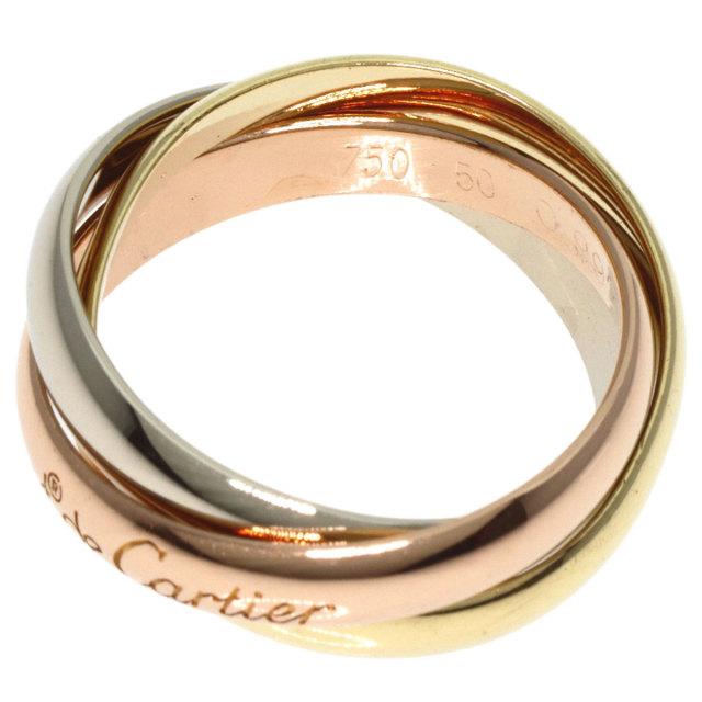CARTIER カルティエ トリニティ #50 リング・指輪 K18イエローゴールド  