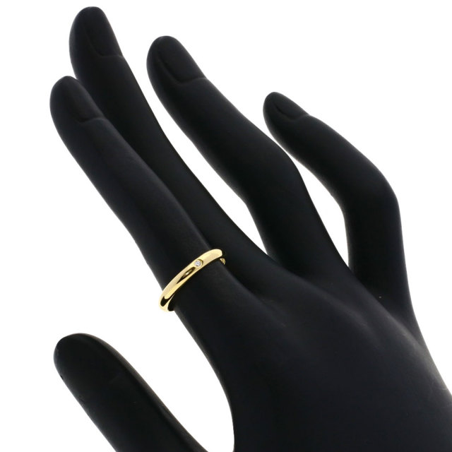 CARTIER カルティエ 1895 ウェディング 1P ダイヤモンド #49 リング