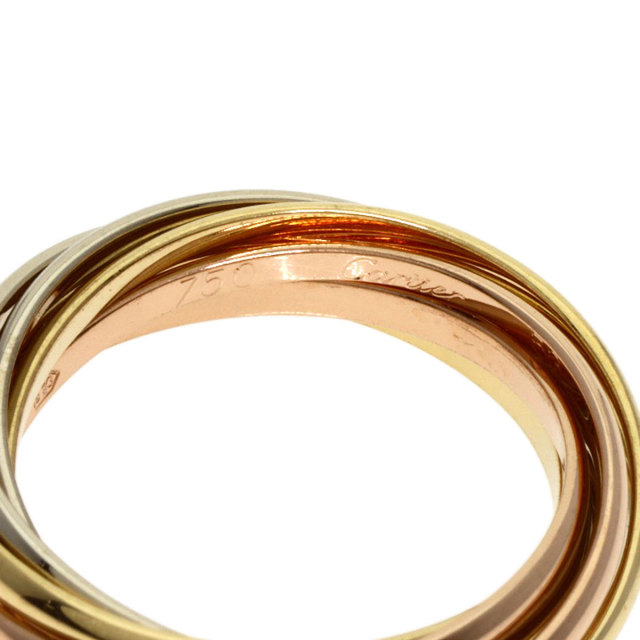 CARTIER カルティエ トリニティ 7連 #53 リング・指輪 K18イエロー