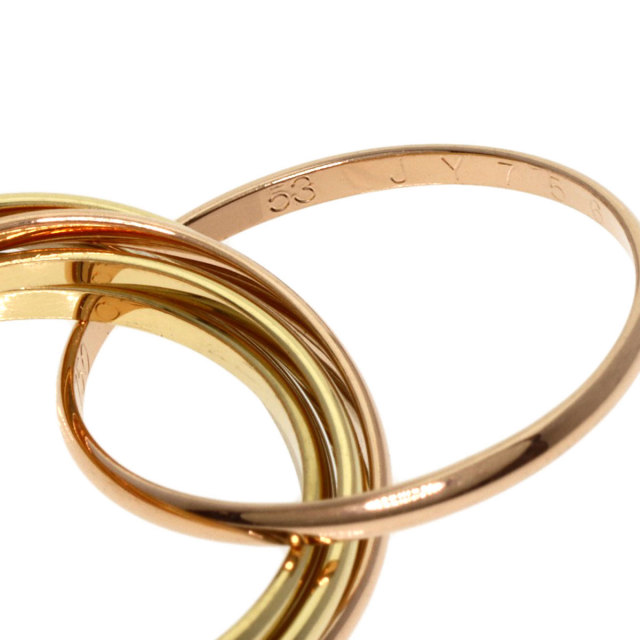 CARTIER カルティエ トリニティ 7連 #53 リング・指輪 K18