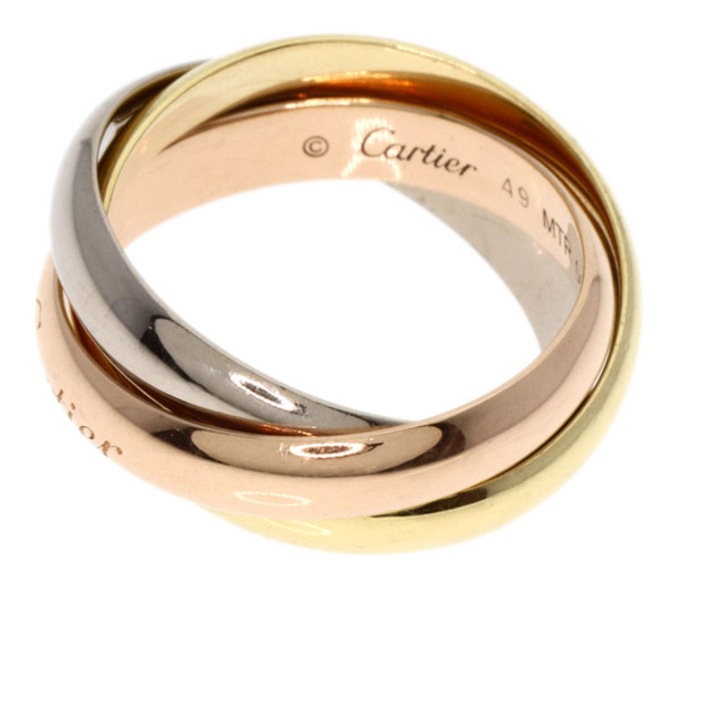 CARTIER カルティエ トリニティ #49 リング・指輪 K18イエローゴールド