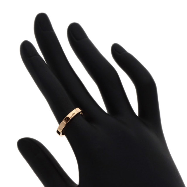 CARTIER カルティエ Cドゥ エングレーブド #51 リング・指輪 K18ピンク 