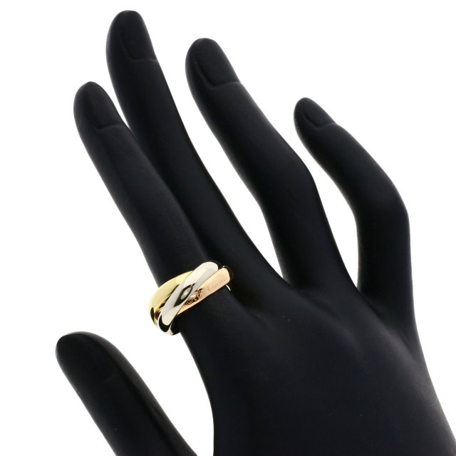 CARTIER カルティエ トリニティ #50 リング・指輪 K18ホワイトゴールド  