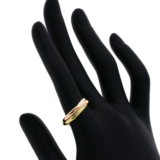 CARTIER カルティエ トリニティ SM #54 リング・指輪 K18ホワイト 