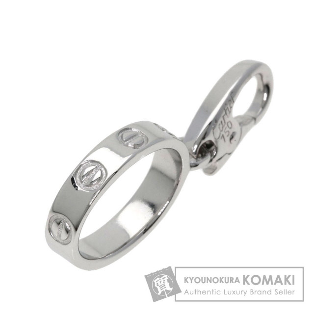 新品仕上げ】カルティエ ラブ チャーム ホワイトゴールド ペンダント