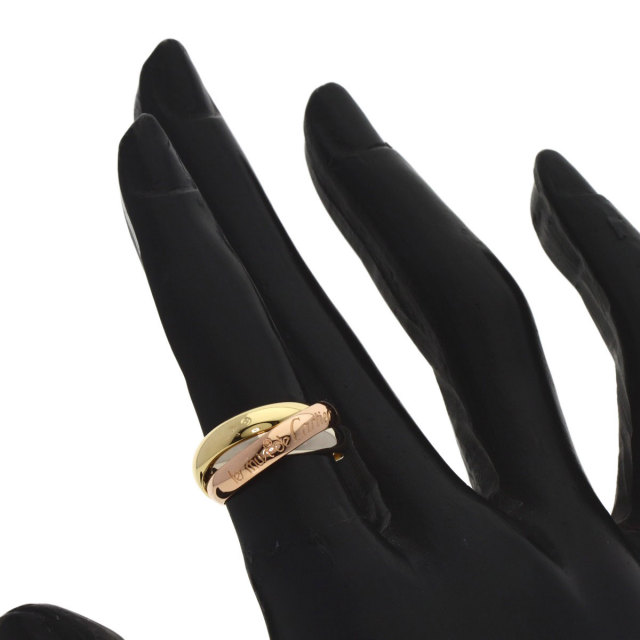 Cartier トリニティリング ケース付き　46 Cartier トリニティリング ケース付き46