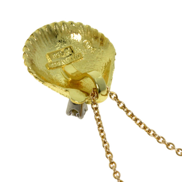 TIFFANY&Co. ティファニー シェルモチーフ 1P ダイヤモンド ネックレス  