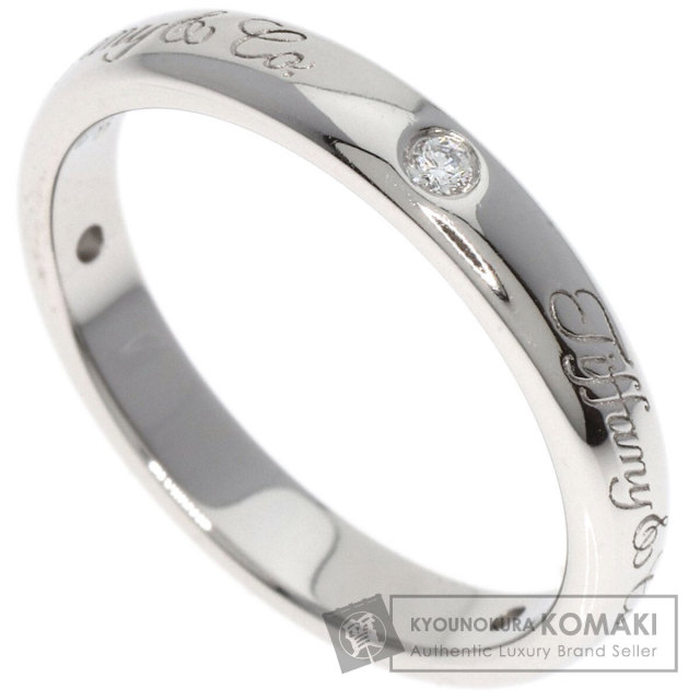 TIFFANY&Co. ティファニー ノーツ ルシダ ロゴ 3P ダイヤモンド リング  