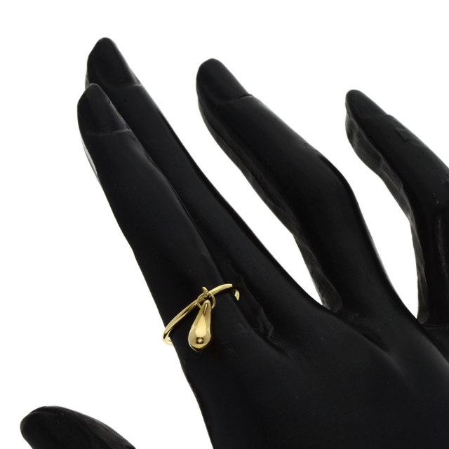 TIFFANY&Co. ティファニー ティアドロップ リング・指輪 K18イエロー 