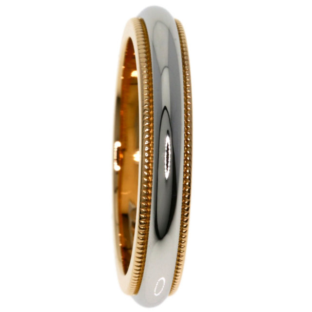 TIFFANY&Co. ティファニー ミルグレイン リング・指輪 プラチナPT950  