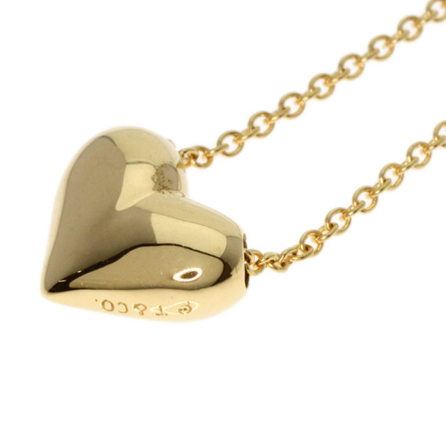 ティファニー　ドッツハートダイヤモンドネックレス　ペンダント　K18ゴールド ティファニー ドッツハートダイヤモンドネックレス ペンダント K18