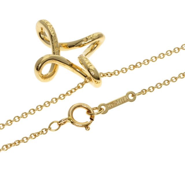 TIFFANY&Co. ティファニー インフィニティ クロス ネックレス K18  