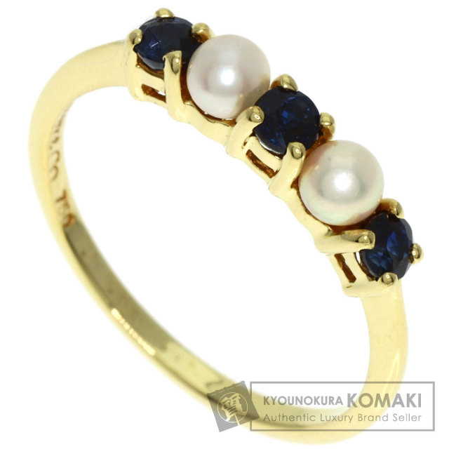 TIFFANY&Co. ティファニー パール 真珠 サファイア リング・指輪 K18  