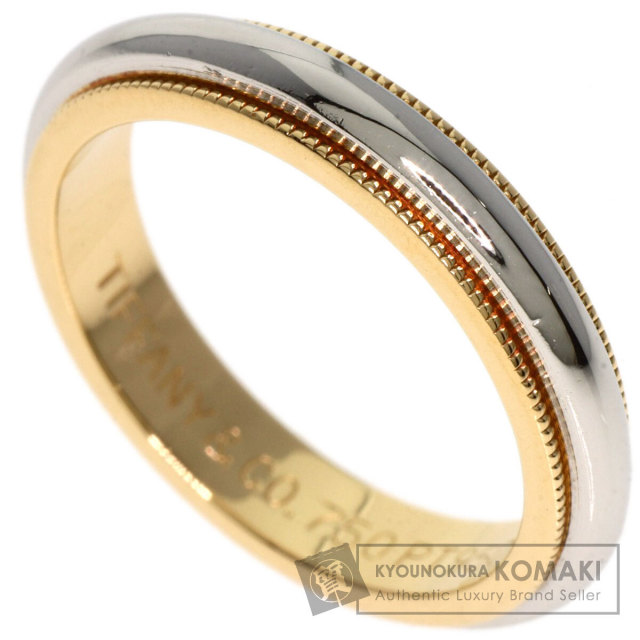 TIFFANY&Co. ティファニー ミルグレイン リング・指輪 プラチナPT950 