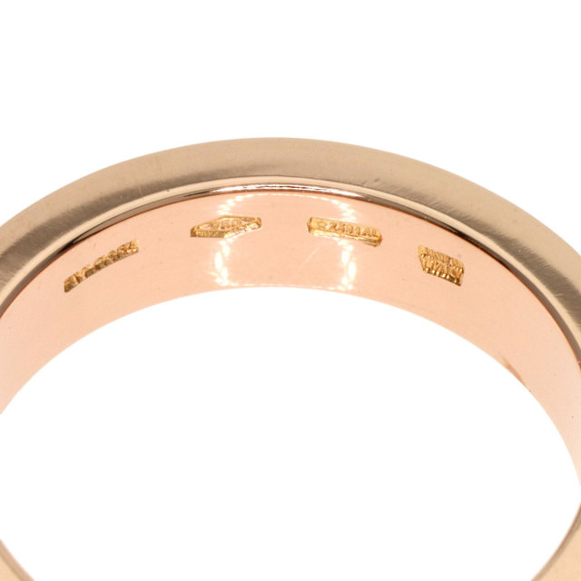BVLGARI ブルガリ ダブルロゴ 1P ダイヤモンド リング・指輪 K18ピンク 