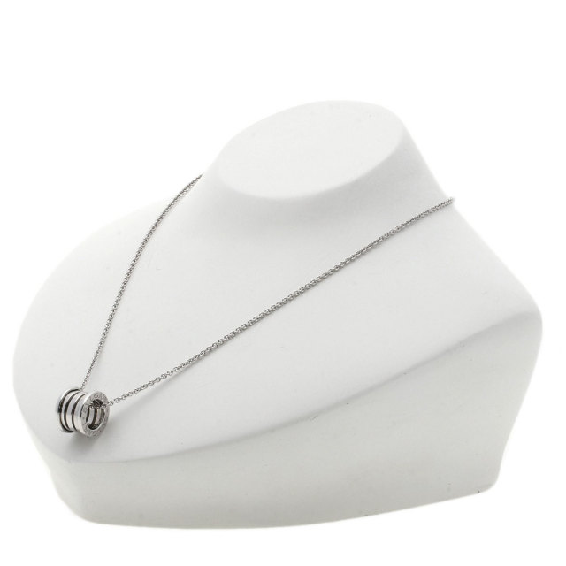 BVLGARI ブルガリ B-zero1 ビーゼロワン ネックレス K18ホワイト  