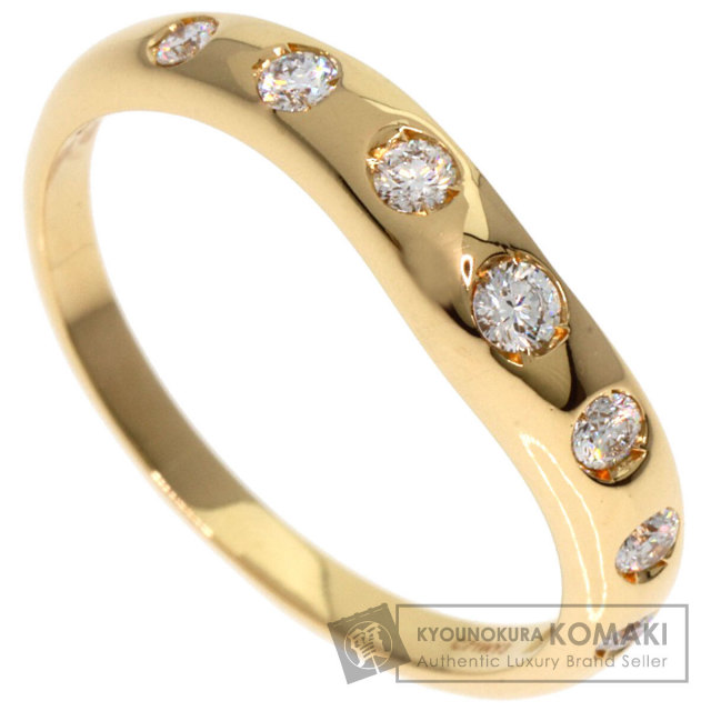 BVLGARI ブルガリ コロナ 7P ダイヤモンド リング・指輪 K18イエロー  