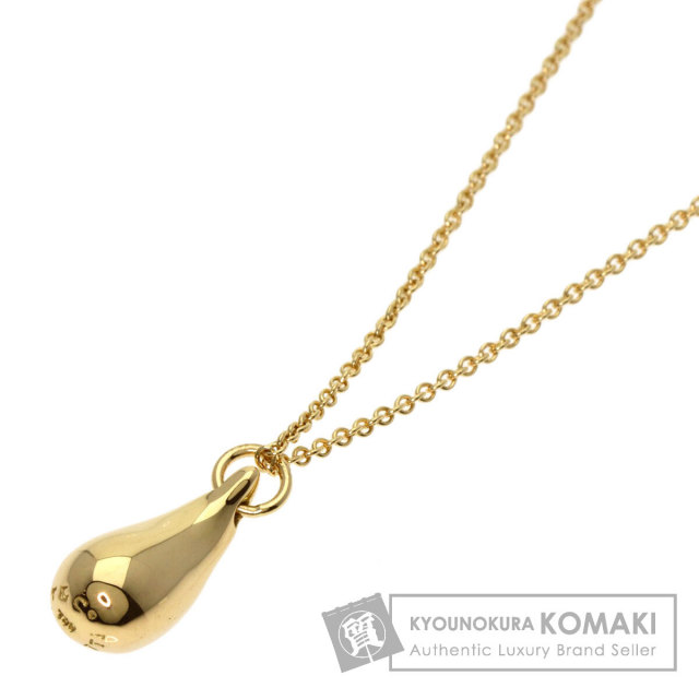 TIFFANY&Co. ティファニー ティアドロップ ネックレス K18イエロー