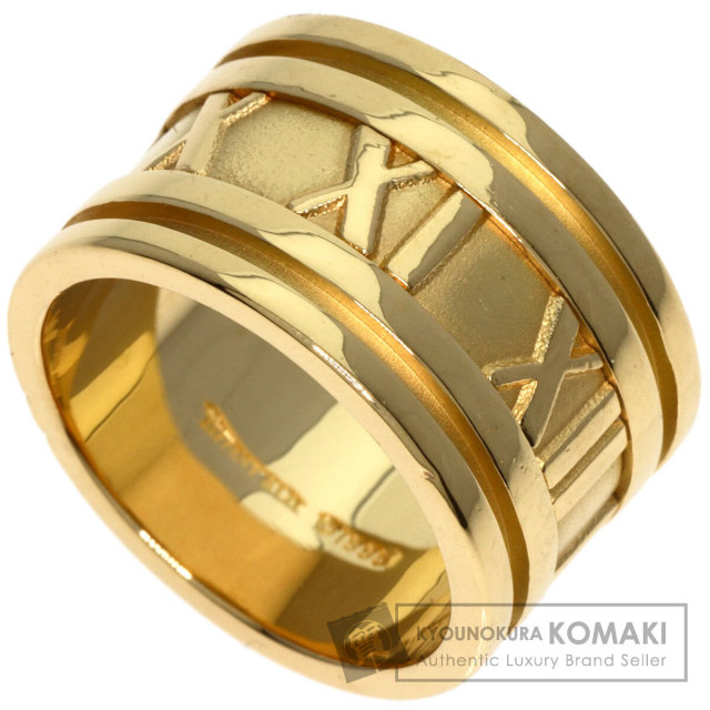 TIFFANY&Co. ティファニー アトラス ワイド リング・指輪 K18イエロー 