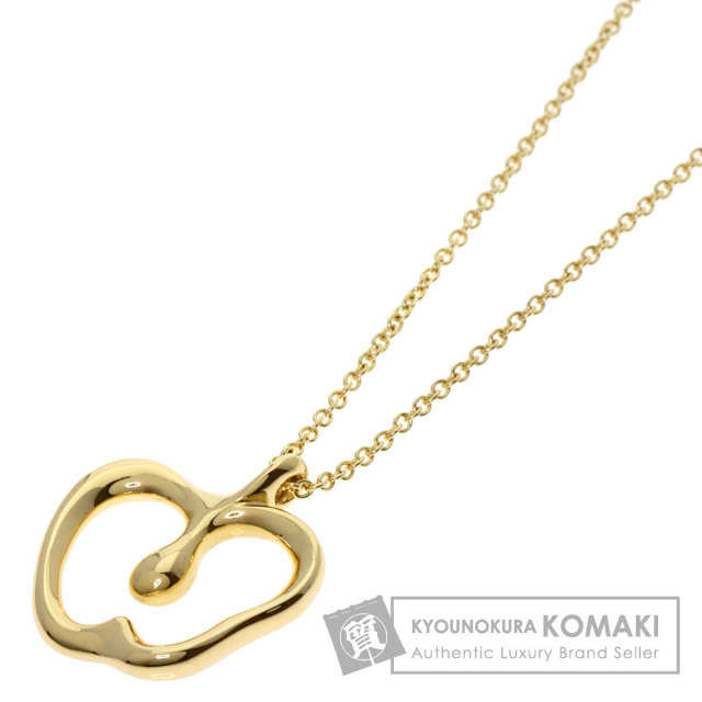 TIFFANY&Co. ティファニー アップル ネックレス K18イエローゴールド 
