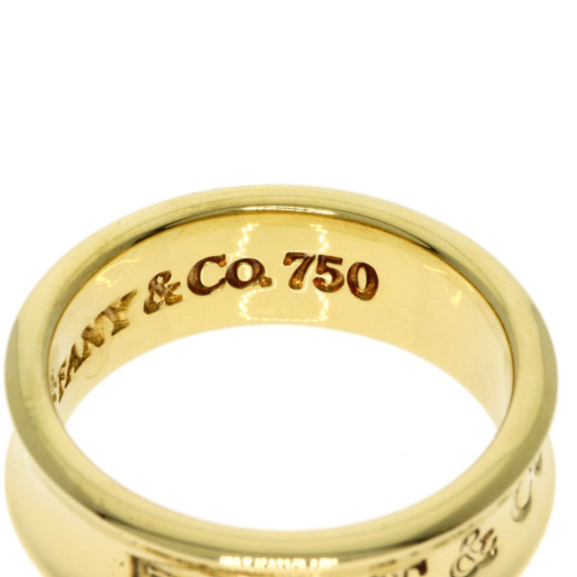 TIFFANY&Co. ティファニー 1837 リング・指輪 K18イエローゴールド 