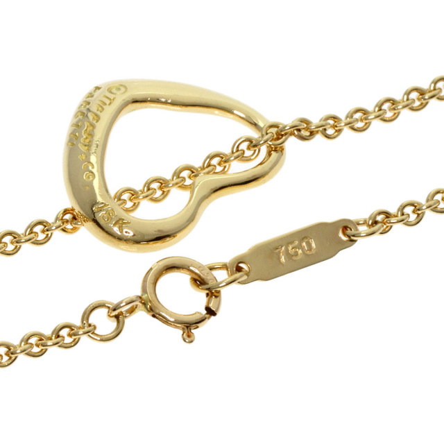 ティファニーオープンハートネックレス ペンダント k18 750 TIFFANY&Co