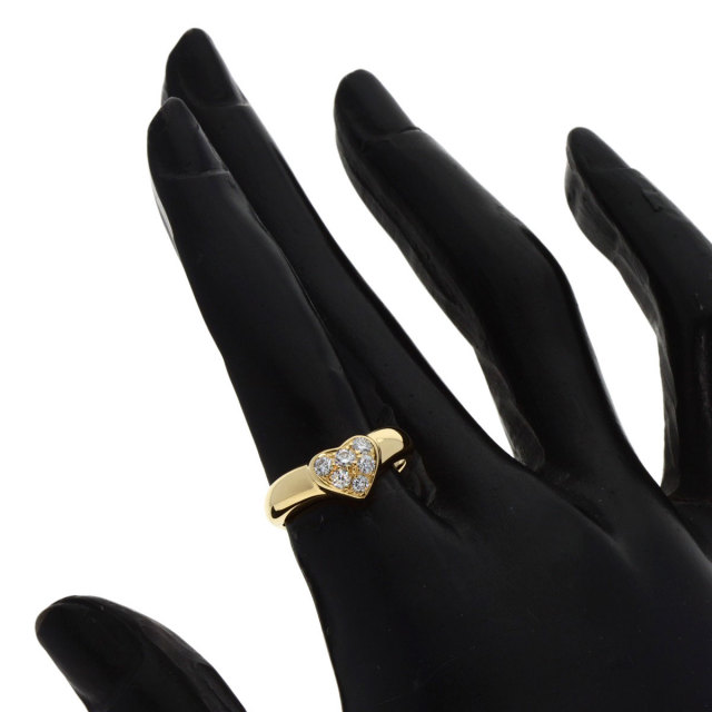 TIFFANY&Co. ティファニー ハート ダイヤモンド リング・指輪 K18 