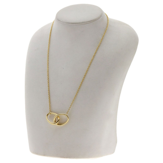 TIFFANY&Co. ティファニー ダブルループ ネックレス K18イエロー  