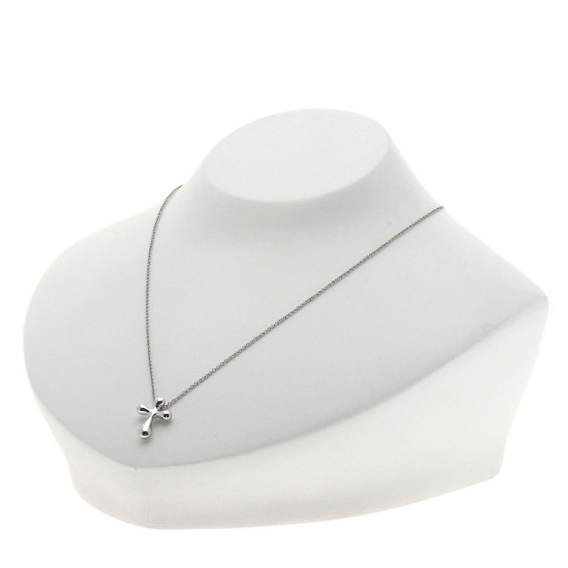 TIFFANY&Co. ティファニー スモールクロス ネックレス プラチナPT950