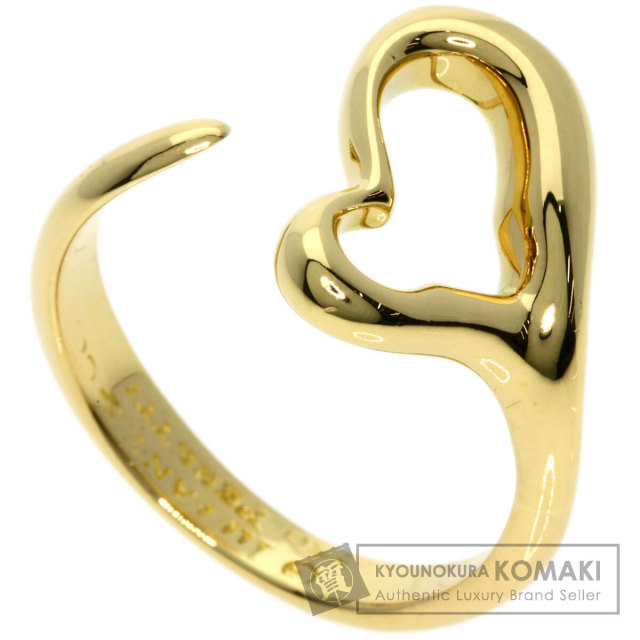 TIFFANY&Co. ティファニー 18金 K18 オープンハート リング ティファニー TIFFANY＆CO オープンハートリング K18ゴールド