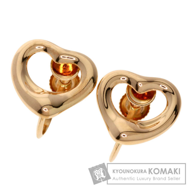 TIFFANY&Co. ティファニー オープンハート イヤリング K18ピンク  