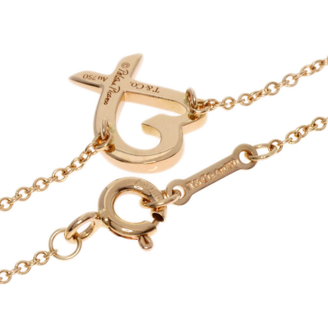 TIFFANY&Co. ティファニー ラビングハート ネックレス K18ピンク  