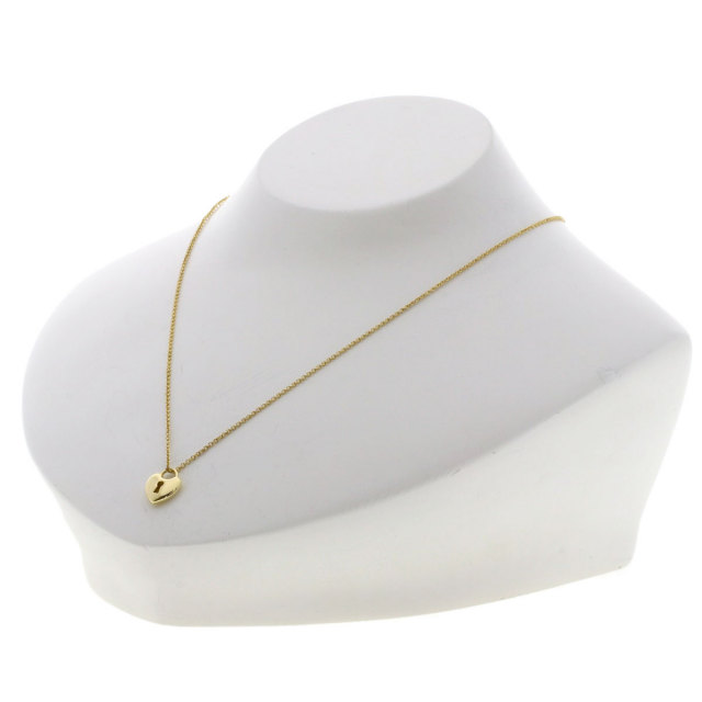 TIFFANY&Co. ティファニー ハートロック ネックレス K18イエロー  