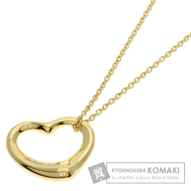 TIFFANY&Co. ティファニー オープンハート 5P ダイヤモンド ネックレス  