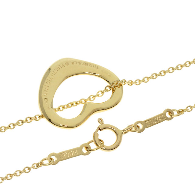 TIFFANY&Co. ティファニー オープンハート 5P ダイヤモンド ネックレス  
