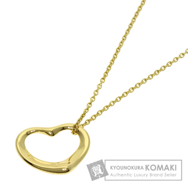 TIFFANY&Co. ティファニー オープンハート ネックレス K18
