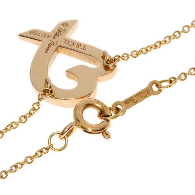 Tiffany ラビングハートK18 AU750 ピンクゴールド