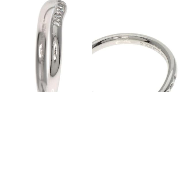 ティファニー Pt950 カーブドダイヤモンドリング ティファニー Pt950 ダイヤモンド リング カーブドバンド — セルビー