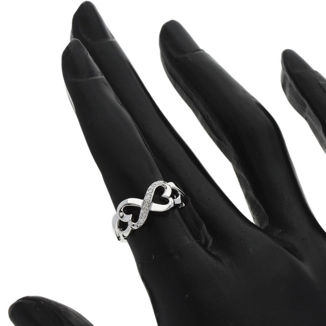 TIFFANY&Co. ティファニー ダブルラビングハート ダイヤモンド リング 