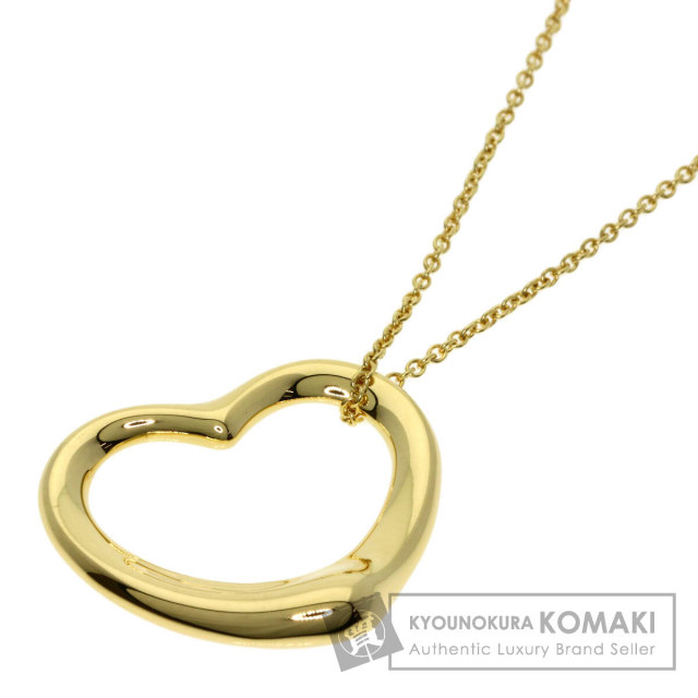 ティファニー　Tiffany &Co. オープンハート　ネックレス　K18 Tiffany＆Co ティファニー K18 オープンハート ネックレス
