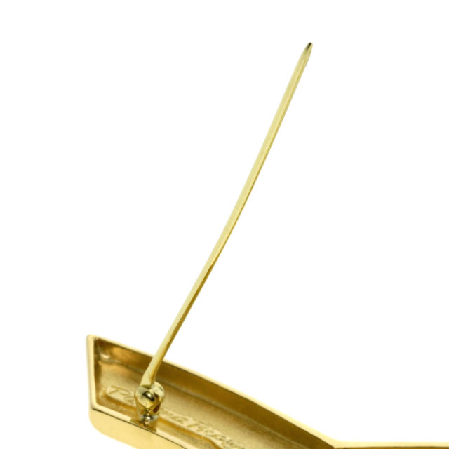 TIFFANY&Co. ティファニー キス ラージ ブローチ K18イエローゴールド 