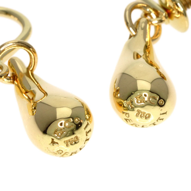 TIFFANY&Co. ティファニー ティアドロップ イヤリング K18イエロー 